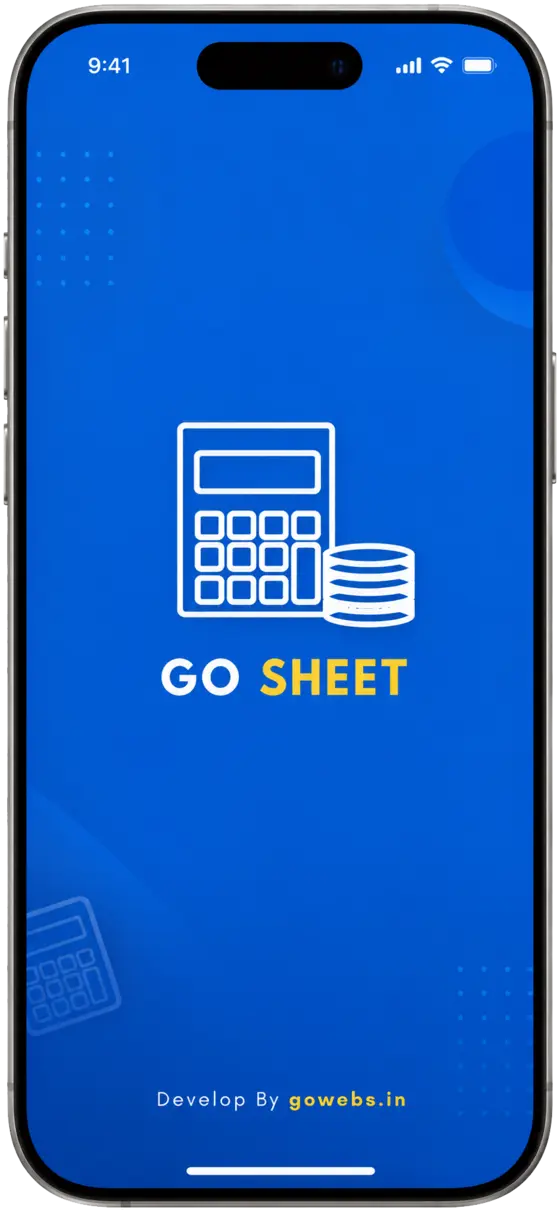 GoSheet on iPhone